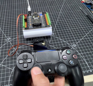 Controlling A Servo Motor using a PS4 Controller and and ESP32