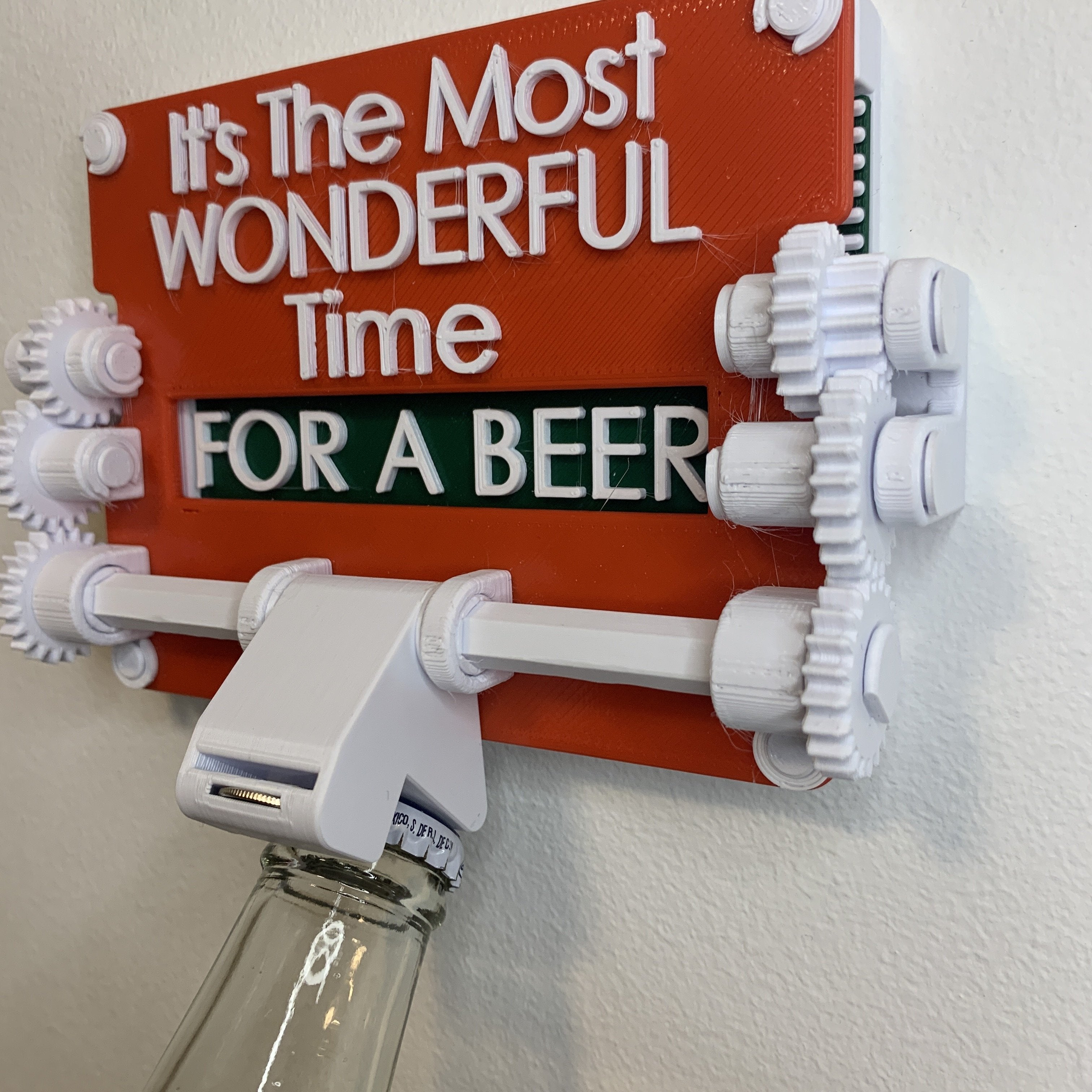 The Mechanical Christmas Bottle Opener